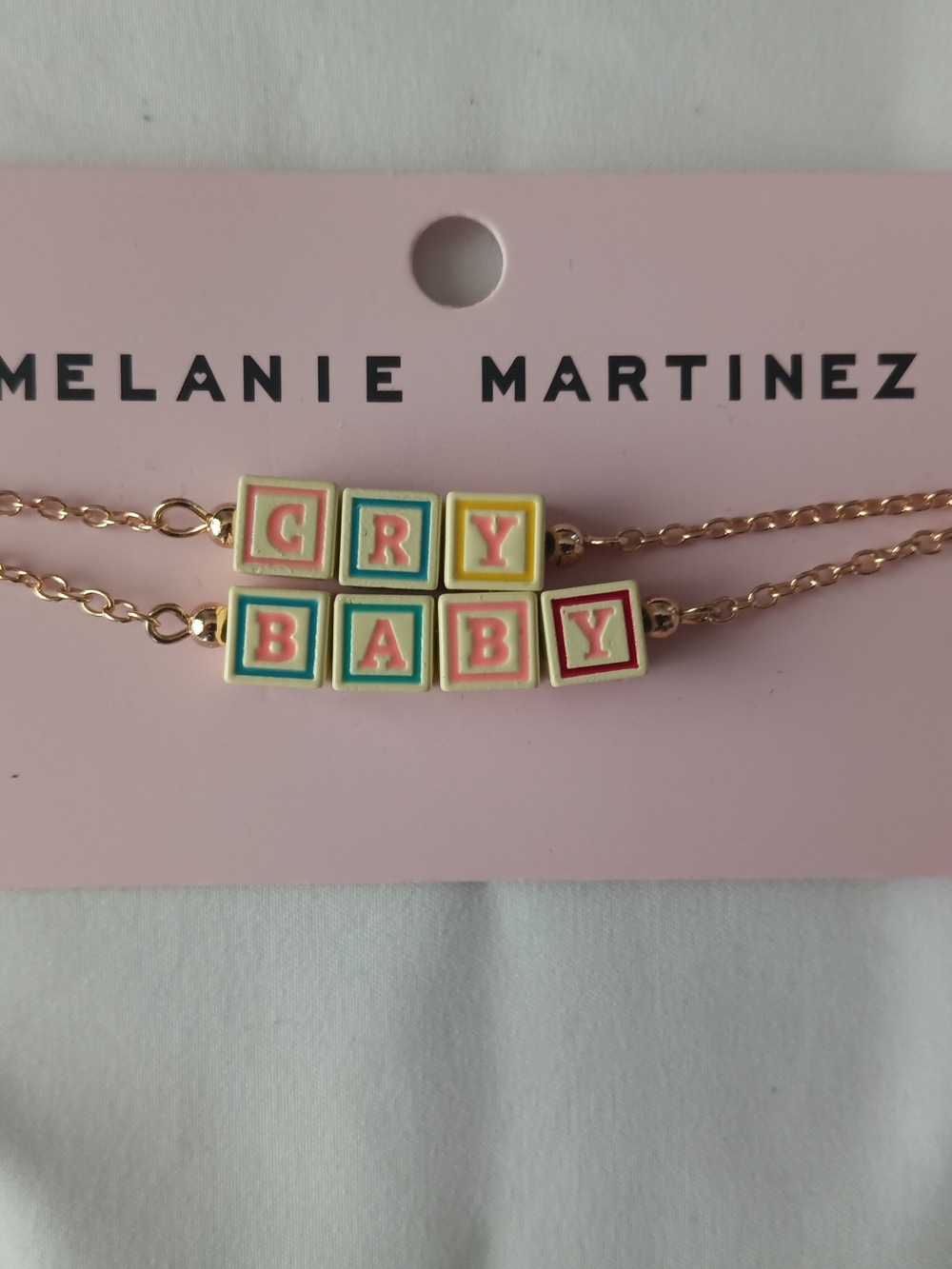 Melanie Martinez Pink "Cry Baby"Necklace Set